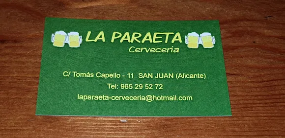 La Paraeta - Sant Joan dAlacant