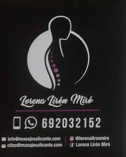 Lorena Liron Miro Quiromasajista y masajista deportivo - San Vicente del Raspeig