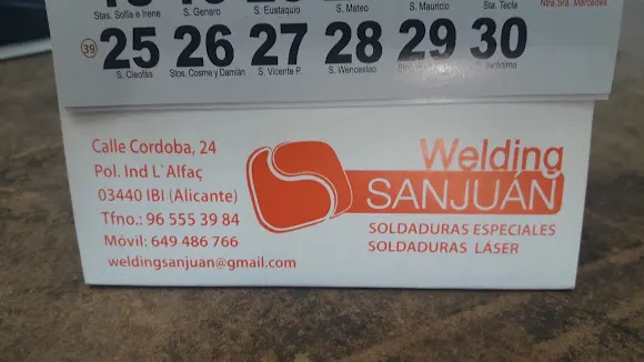 Welding Sanjuán, S.L. - Ibi