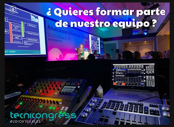 Tecnicongress Audiovisual S.L. - Alquiler de equipo audiovisual en Sant Joan dAlacant