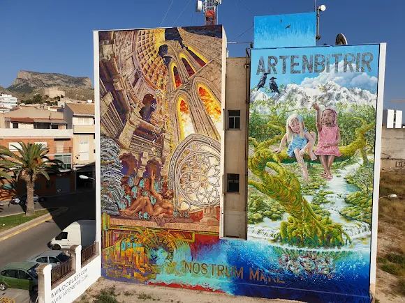 MURAL DOBLE13 - FUTURO: COLAPSO & ESPERANZA - Petrer