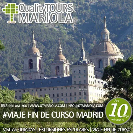 Visitas guiadas - Excursiones escolares - Viajes fin de curso - Quality Tours Mariola - Alcoy