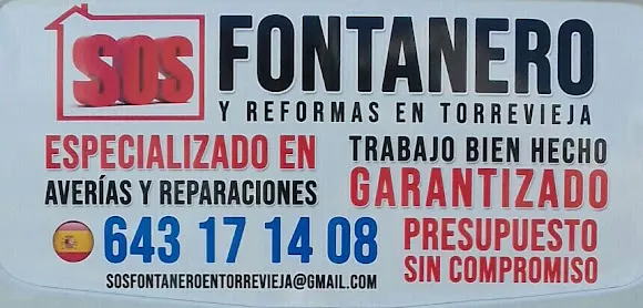 SOS FONTANERO EN TORREVIEJA - Torrevieja
