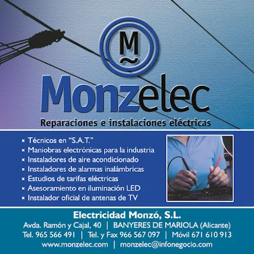 Electricidad Monzó S. L. - Banyeres de Mariola