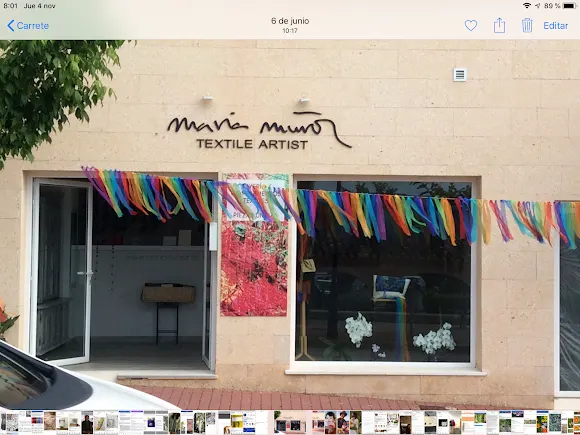 Maria Muñoz Textile Artist. Tienda de regalos únicos - Denia