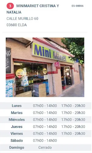 MiniMarket Cristina y Natalia - Elda
